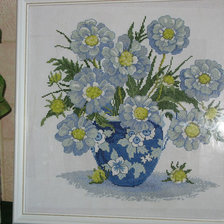 Работа «цветы в кувшине»