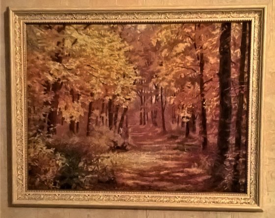 Работа «дорога в осень»