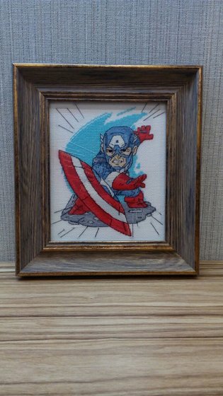 Работа «Капитан Америка»