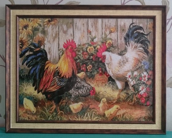 Работа «Деревенский двор»