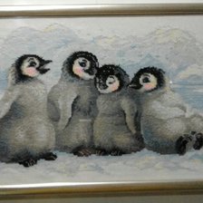Работа «Забавные пингвины»