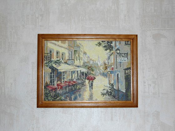 Работа «"Париж после дождя"»