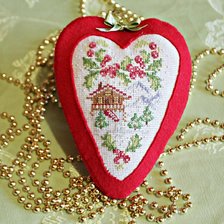 Работа «Рождественское сердечко»