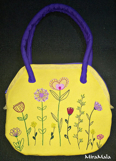 Работа «Сумочка "Цветочная"»
