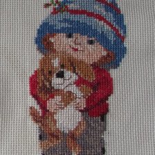 Работа «Мальчик с собакой»