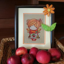 Работа «Девочка Осень»