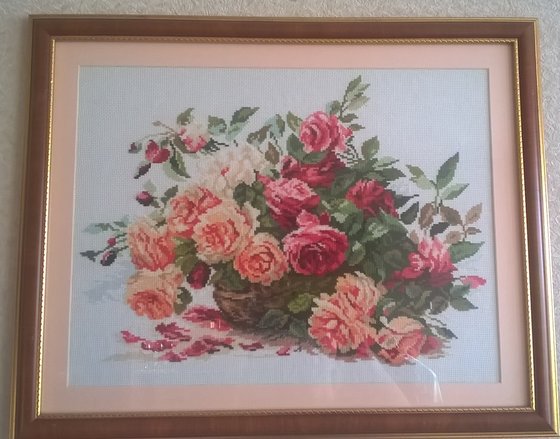 Работа «Королевские розы»