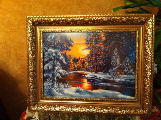 Работа «Зима»