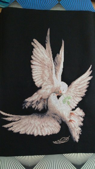 Работа «Голуби»