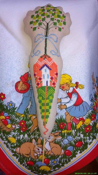 Работа «Морковка для пасхального кролика»