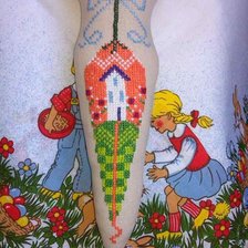 Работа «Морковка для пасхального кролика»