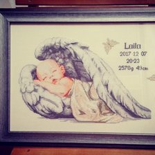 Работа «Little angel  ( Birth certificate )»