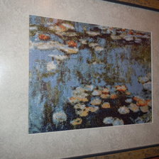 Работа «Кувшинки ( по мотивам картины Клода Моне)»