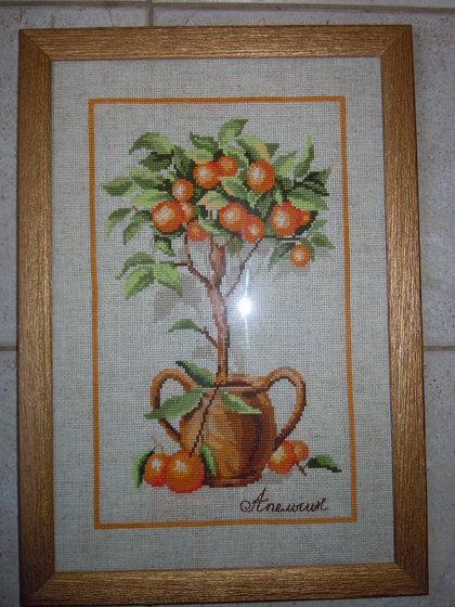 Работа «Апельсиновое дерево»