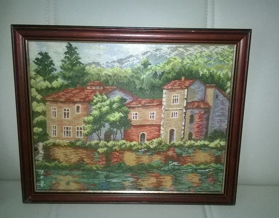 Работа «Французский дворик»