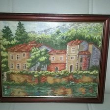 Работа «Французский дворик»