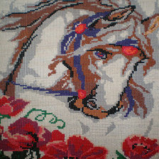 Работа «Лошадь в маках»