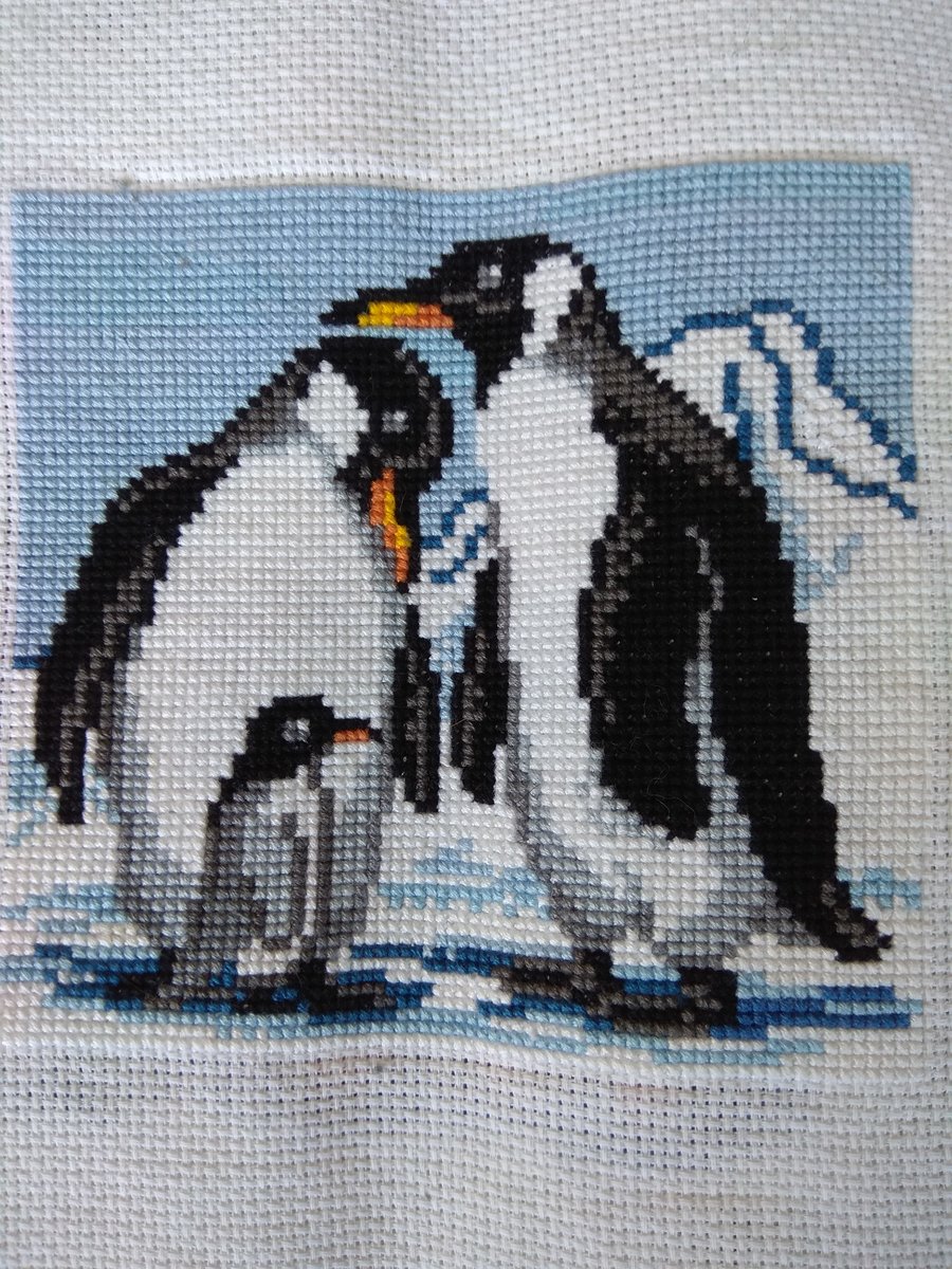 Вышивка крестом Пингвин