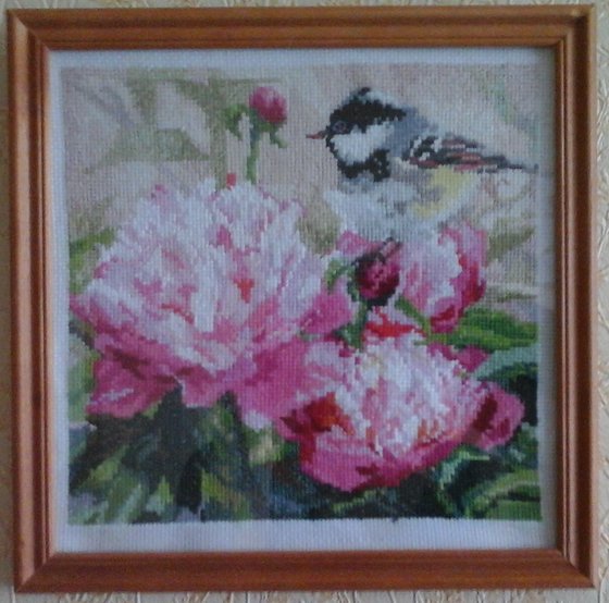 Работа «Пионы»