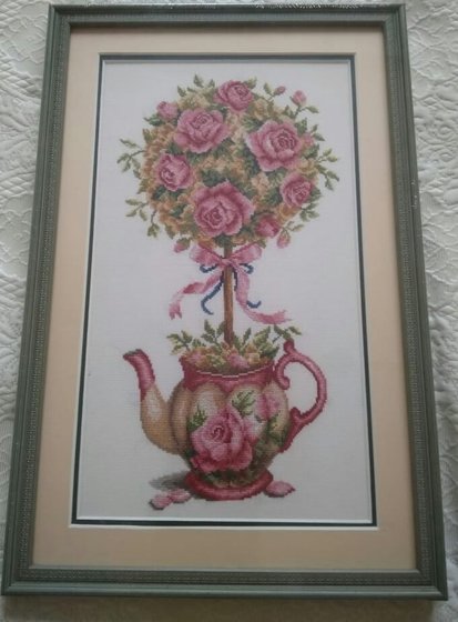 Работа «Топиарий розы»