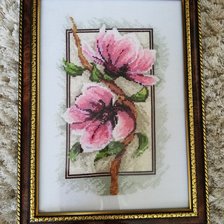 Работа «Цветок магнолии»