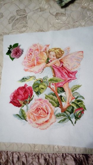 Работа «Фея розового сада»