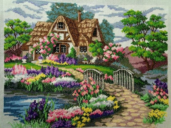 Работа «Умиротворённый коттедж»