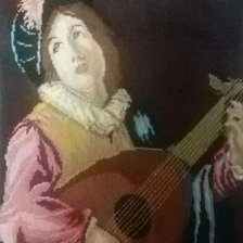 Работа «Мальчик с лютней»