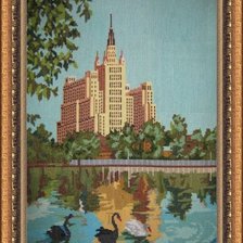 Работа «Пруд в парке»