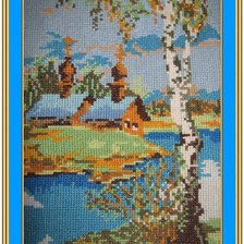 Работа «Церквушка в деревне»