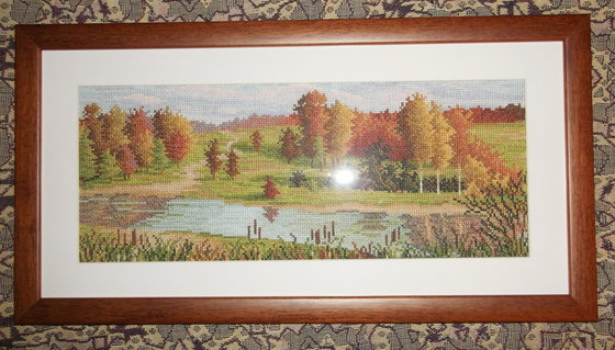 Работа «"Рыжая осень" в рамке.»