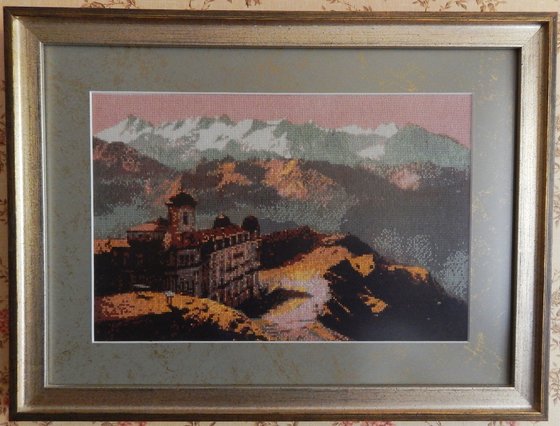 Работа «Замок в горах.»