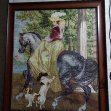 Работа «Утреняя прогулка»