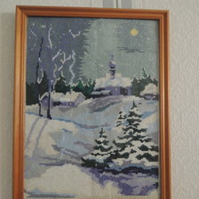 Работа «Зимний вечер»