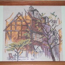 Работа «Ну может дом в тумане...так вижу)))»