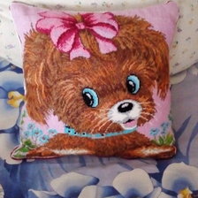 Работа «Подушка ,,Собачка".»