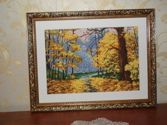 Работа «Поздняя осень (Новая Слобода)»