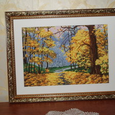 Работа «Поздняя осень (Новая Слобода)»