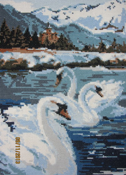 Работа «Лебеди на озере.»