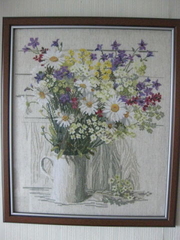 Работа «Полевой букет»