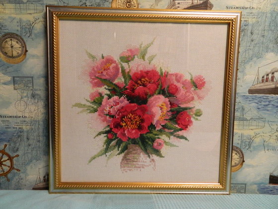 Работа «Пионы»