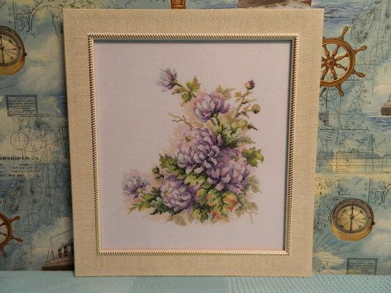 Работа «Хризантемы»