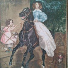 Работа «Всадница по картине К.П.Брюллова»
