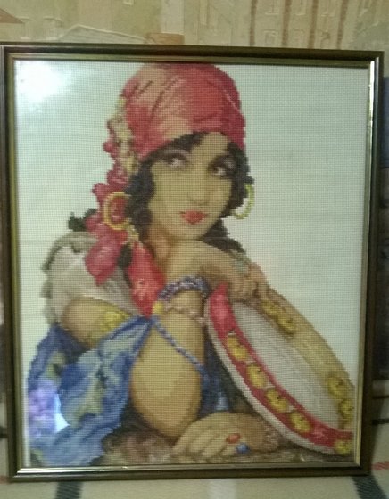 Работа «она гадает на таро»