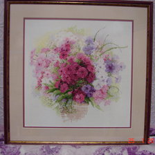 Работа «Акварельные флоксы»