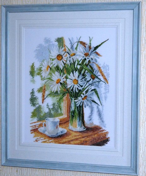 Работа «Ромашки на окне»