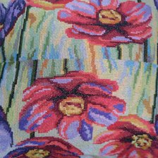 Работа «подушка "Герберы"»