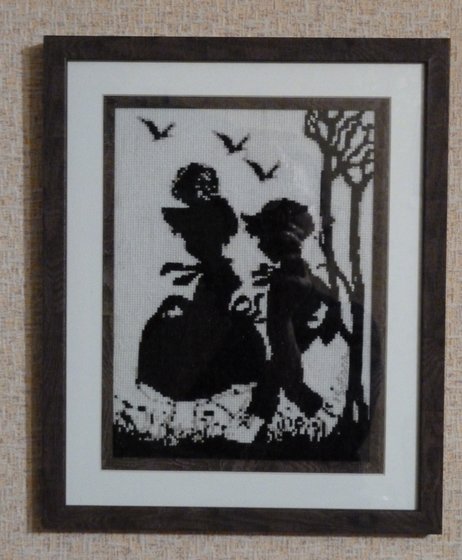 Работа «Дети. Прогулка. монохром.»