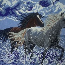 Работа «Пара лошадей»