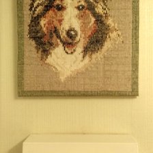 Работа «Моя первая вышивка (вблизи)»